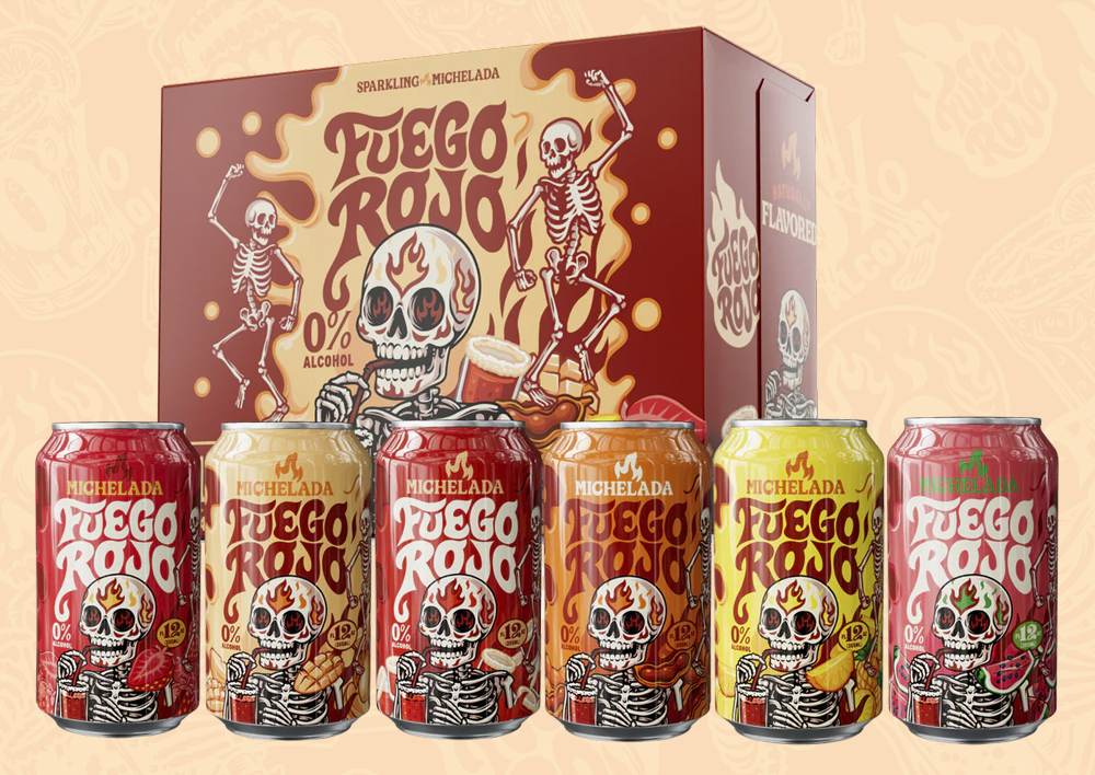 Michelada Packaging Design portfolio image by BEARHAND Design