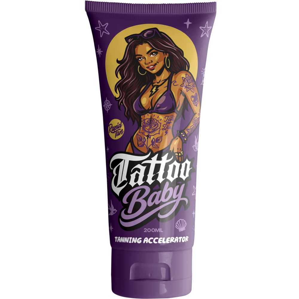 Rapid Tan Packaging Design portfolio image by BEARHAND Design